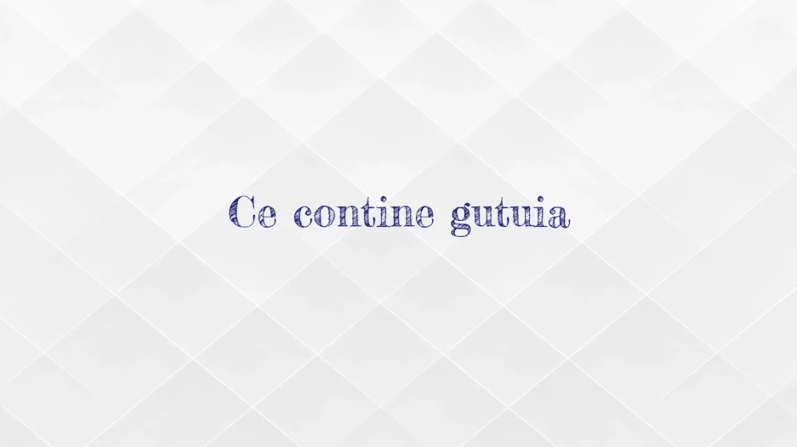 ce contine gutuia