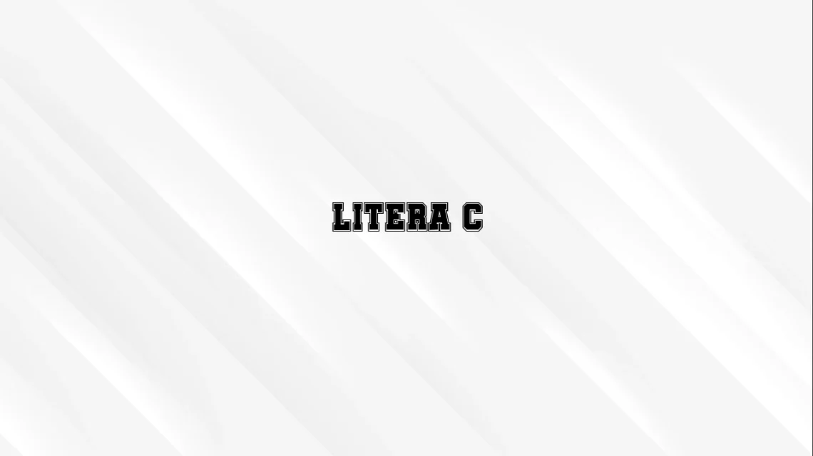 litera c