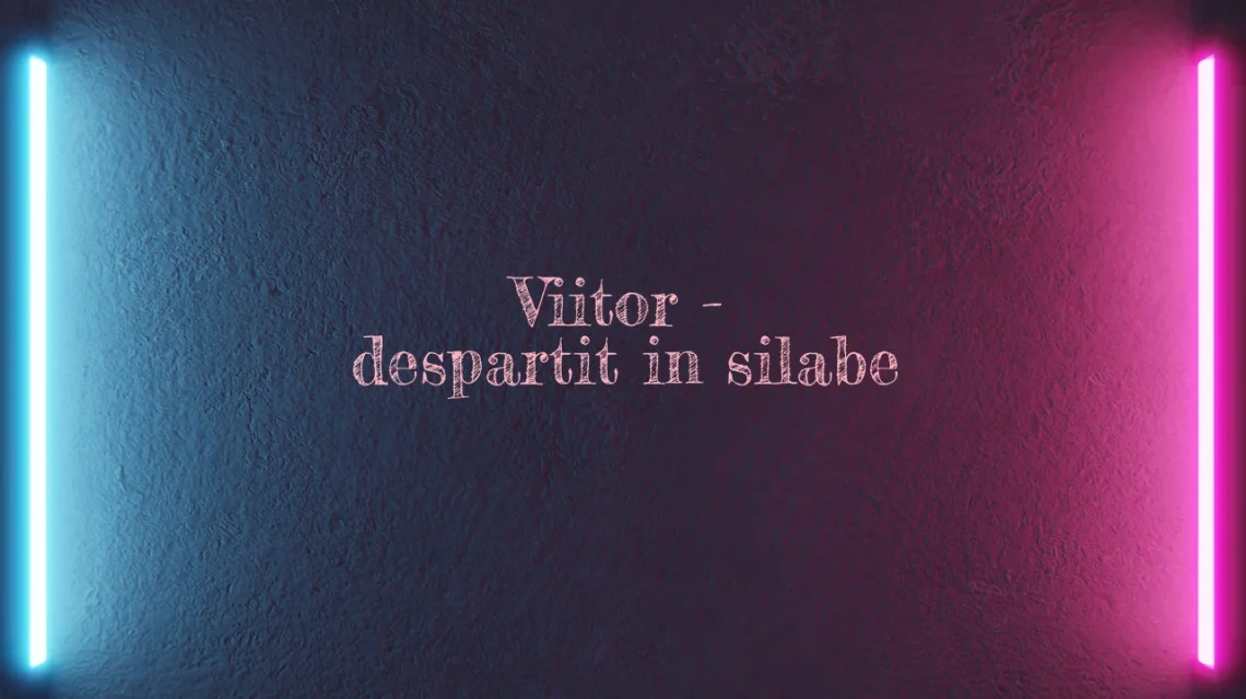 viitor despartit in silabe