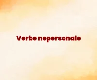 verbe nepersonale